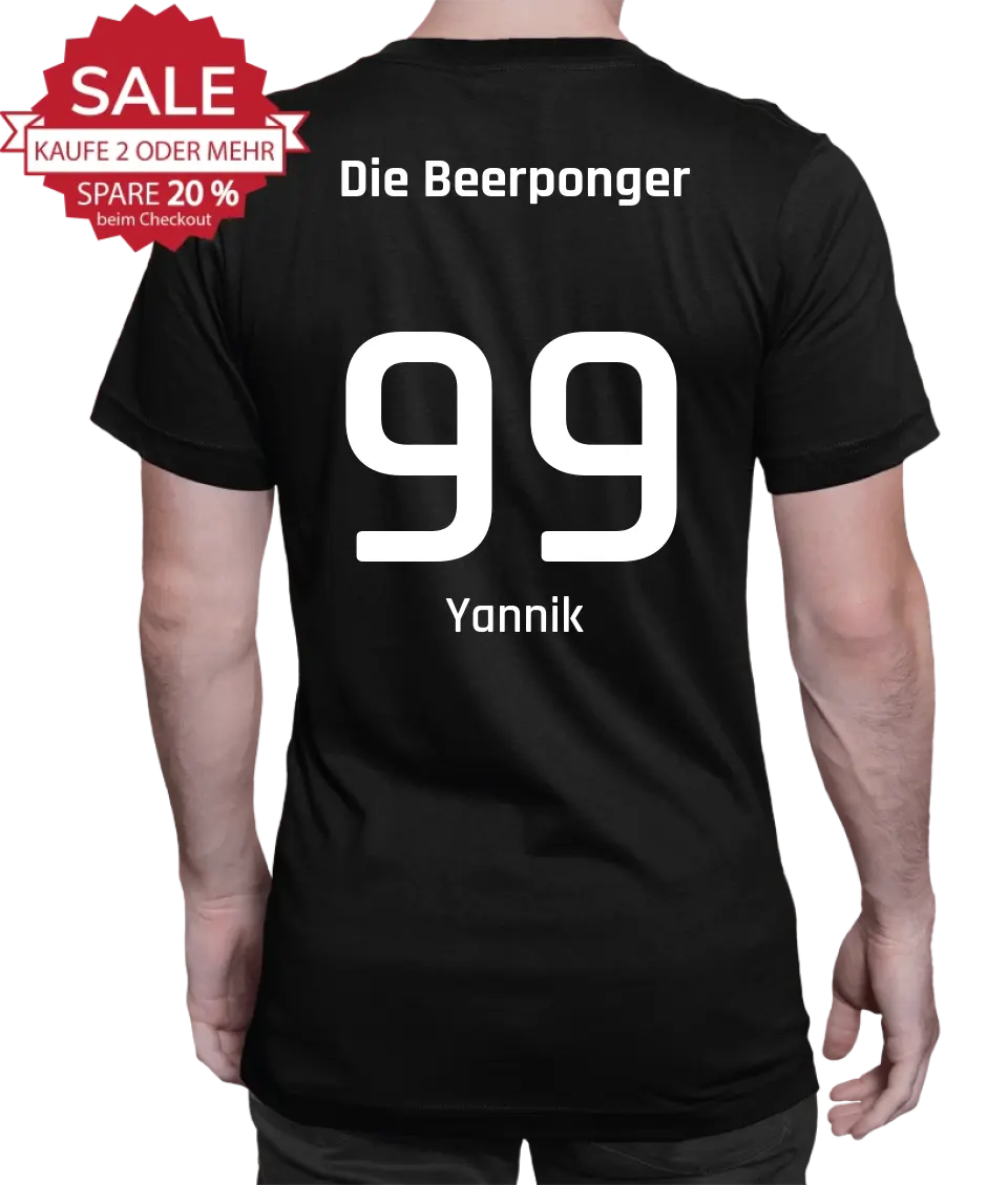 Personalisierbares Team T-Shirt