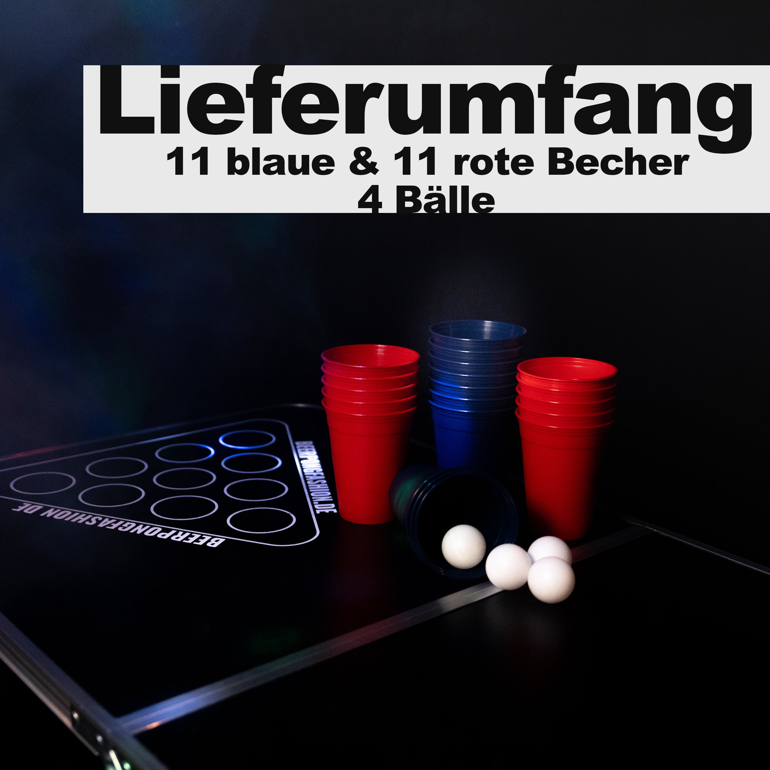 Mehrweg Beerpongbecher Set (22 Becher)