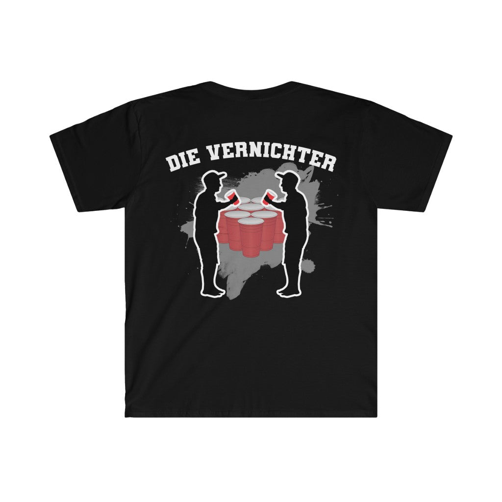 Die Vernichter - Beer Pong Team Namen T-Shirt