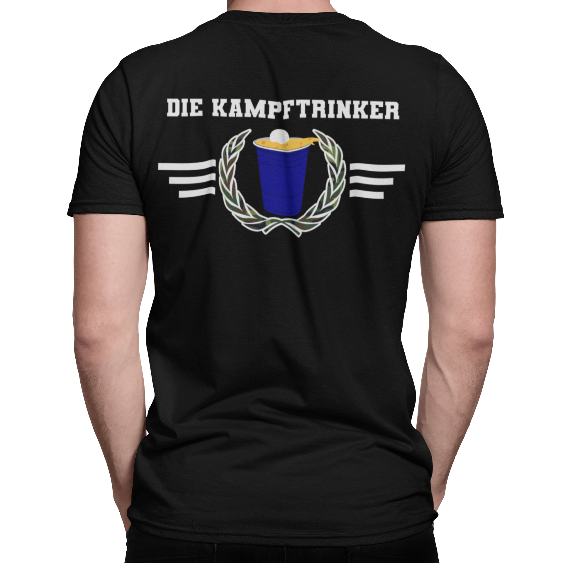 Die Kampftrinker - Beer Pong Team Namen T-Shirt