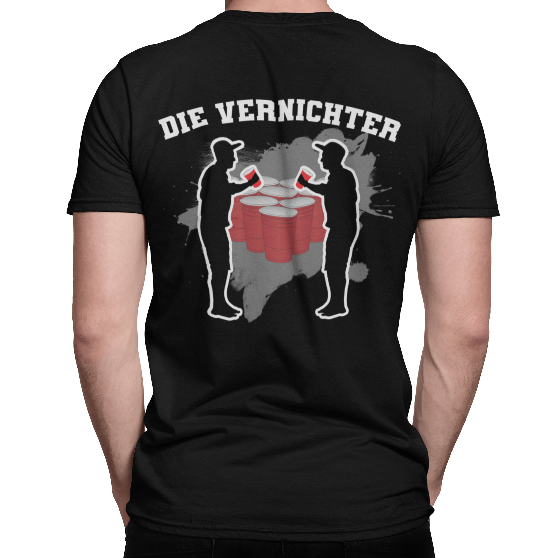 Die Vernichter - Beer Pong Team Namen T-Shirt