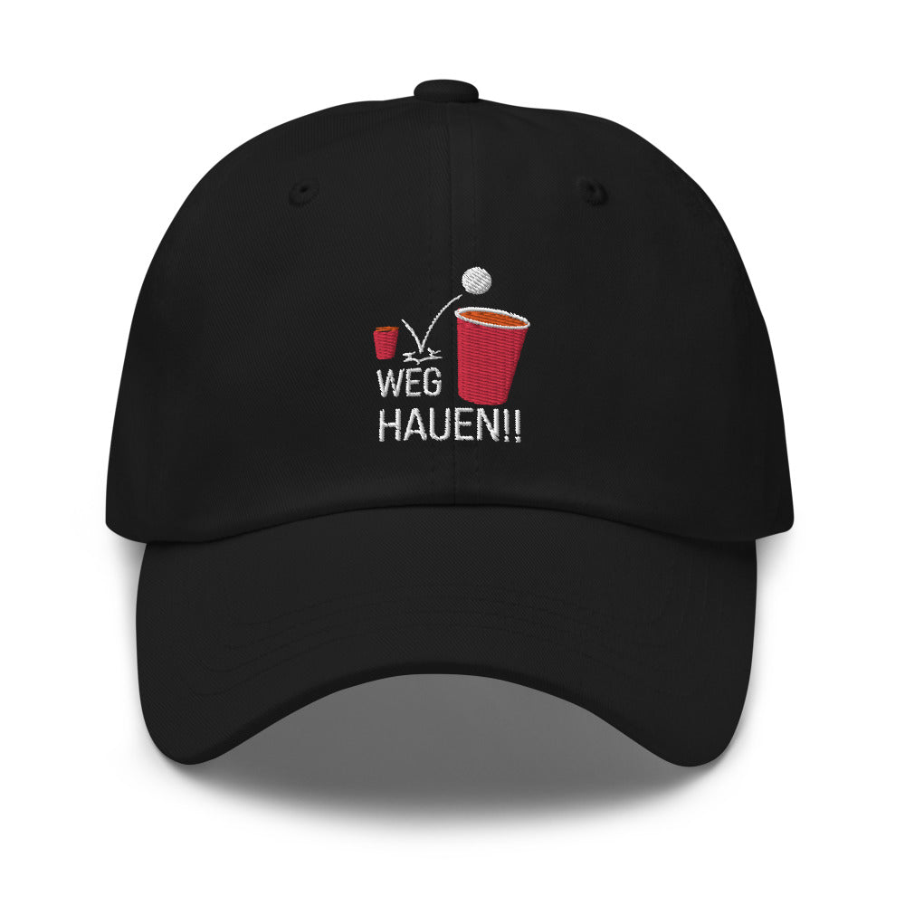 Weg Hauen! - Beer Pong Cap