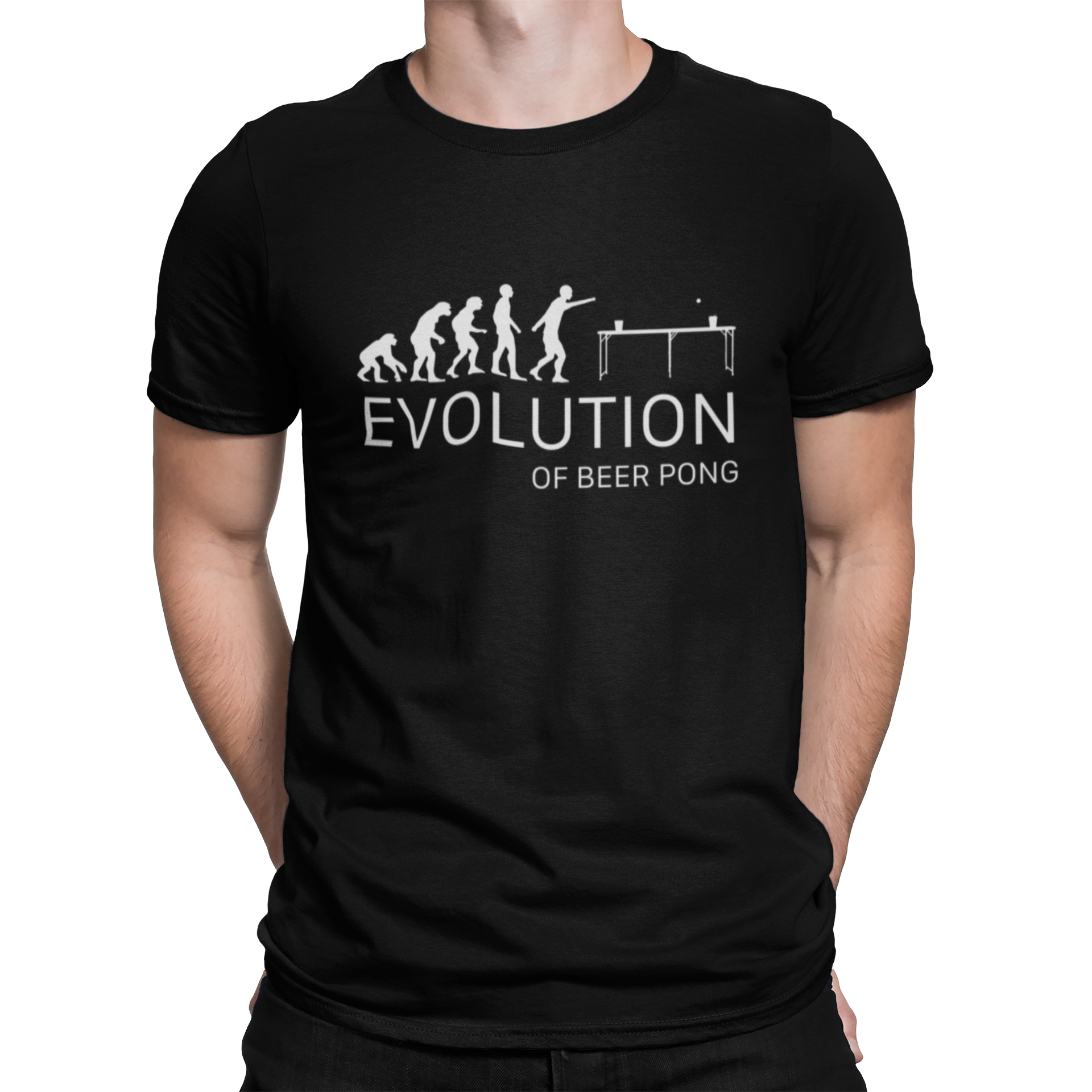 Evolution of Beer Pong - Beer Pong T-Shirt