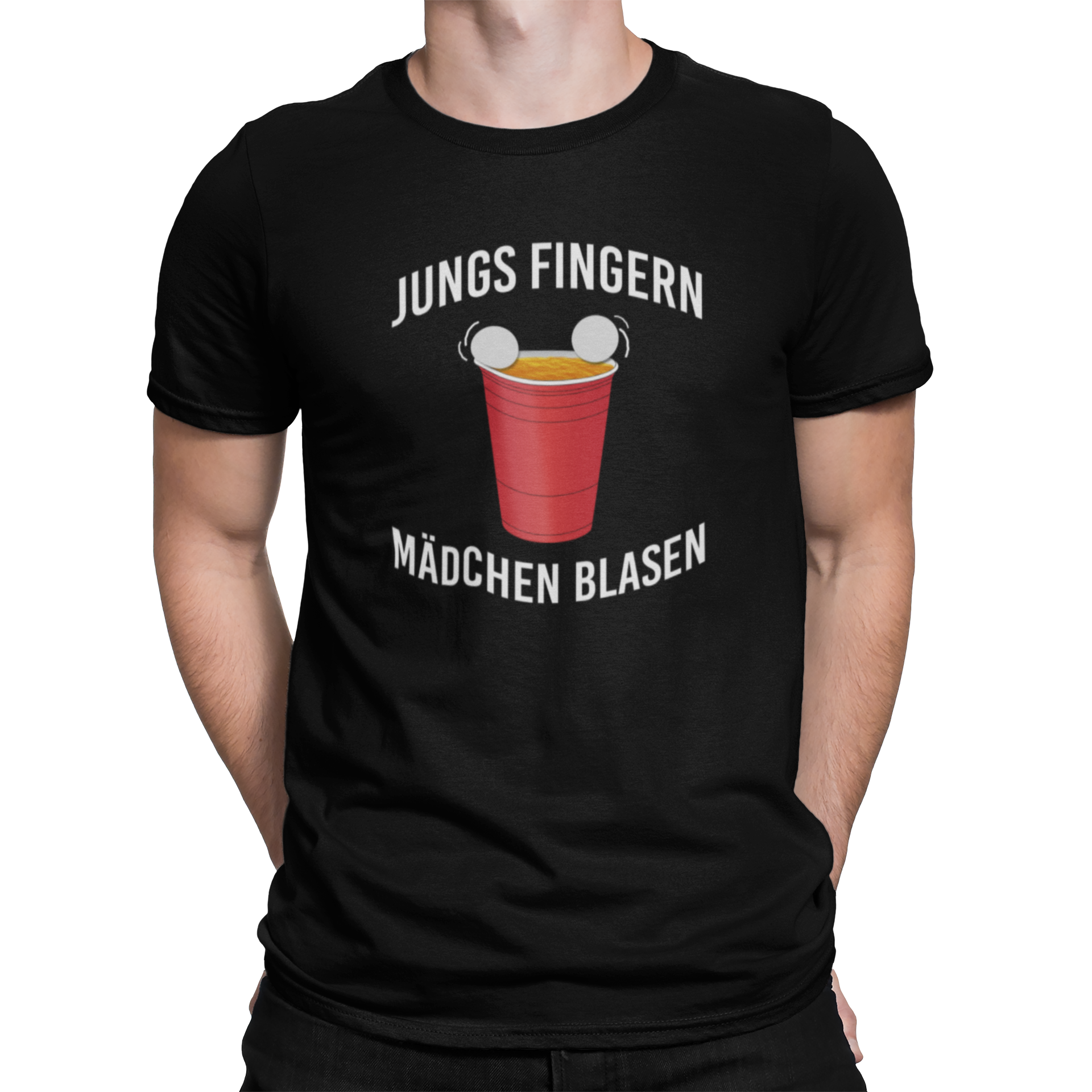 Jungs Fingern Mädchen Blasen - Beer Pong T-Shirt